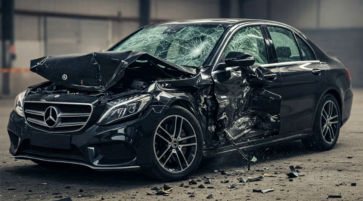 Crashed E-Class